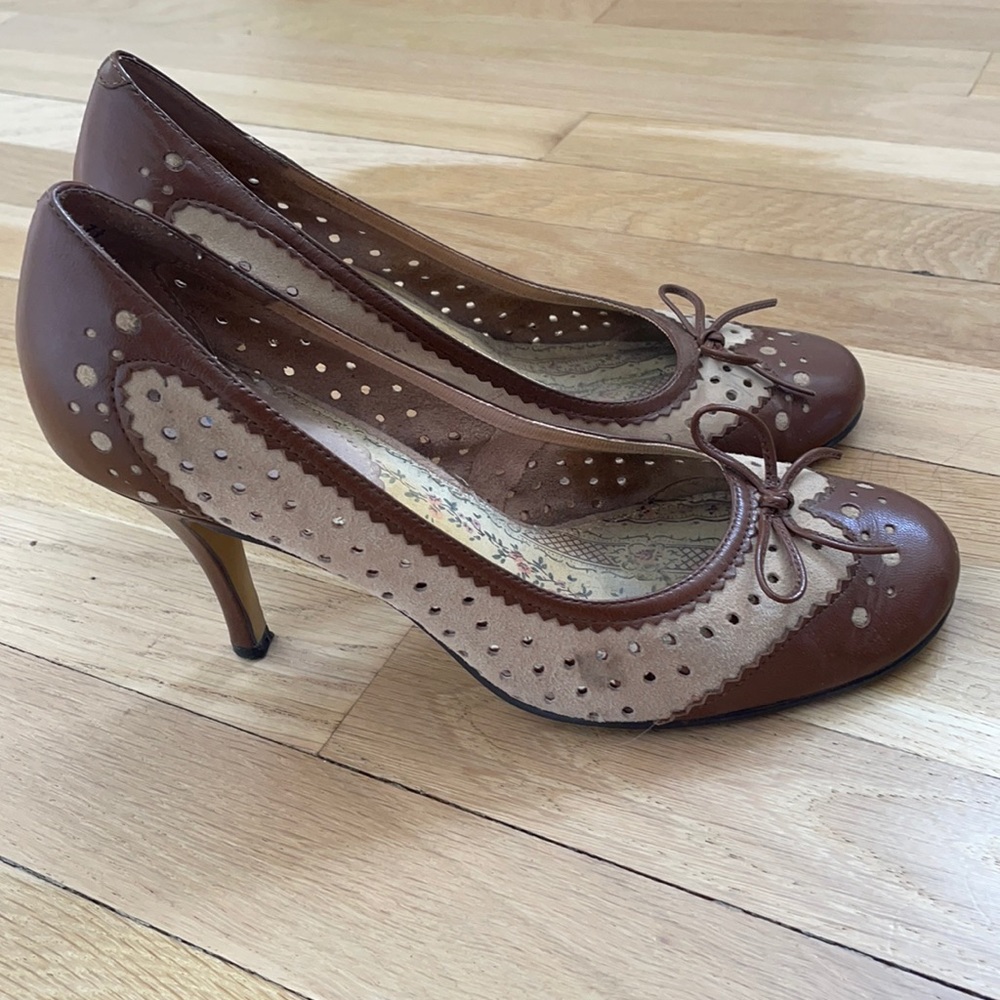 Seychelles heels 7.5 vintage style 1950s pumps